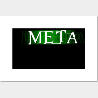 META Matrix Metaverse Posters and Art